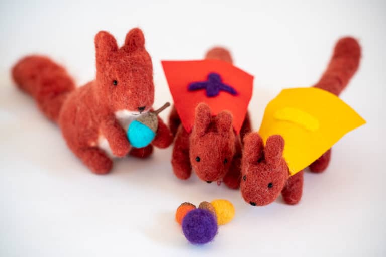 Waldorf First Grade Math Squirrels